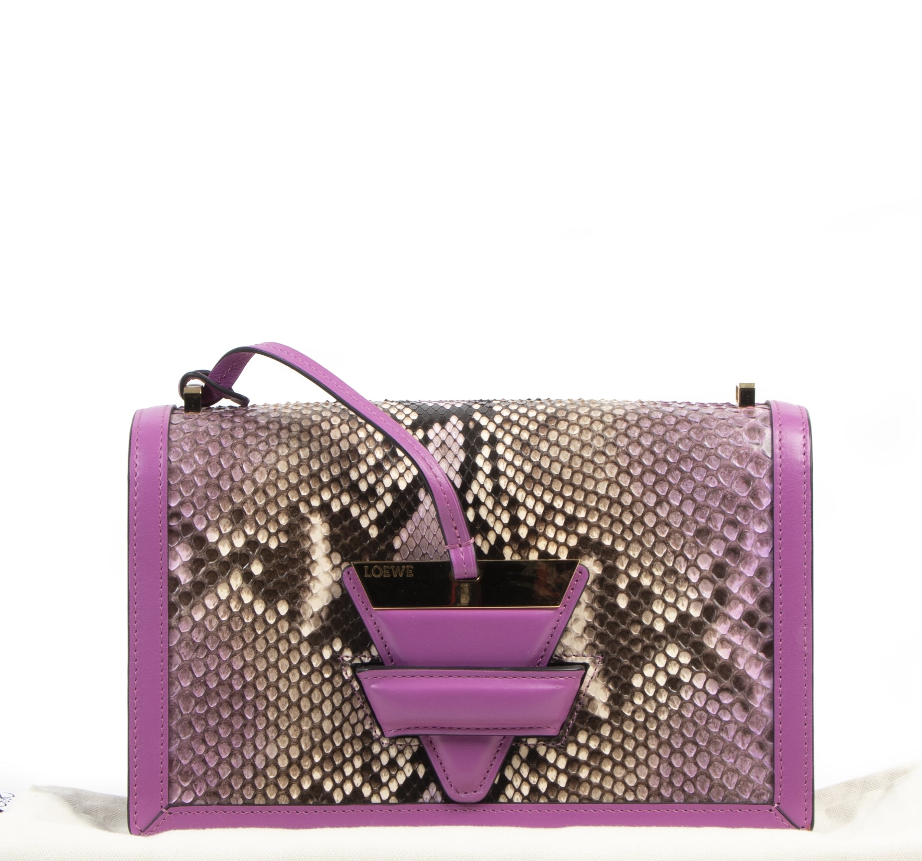 Loewe Python Fuchsia Barcelona Bag brand new