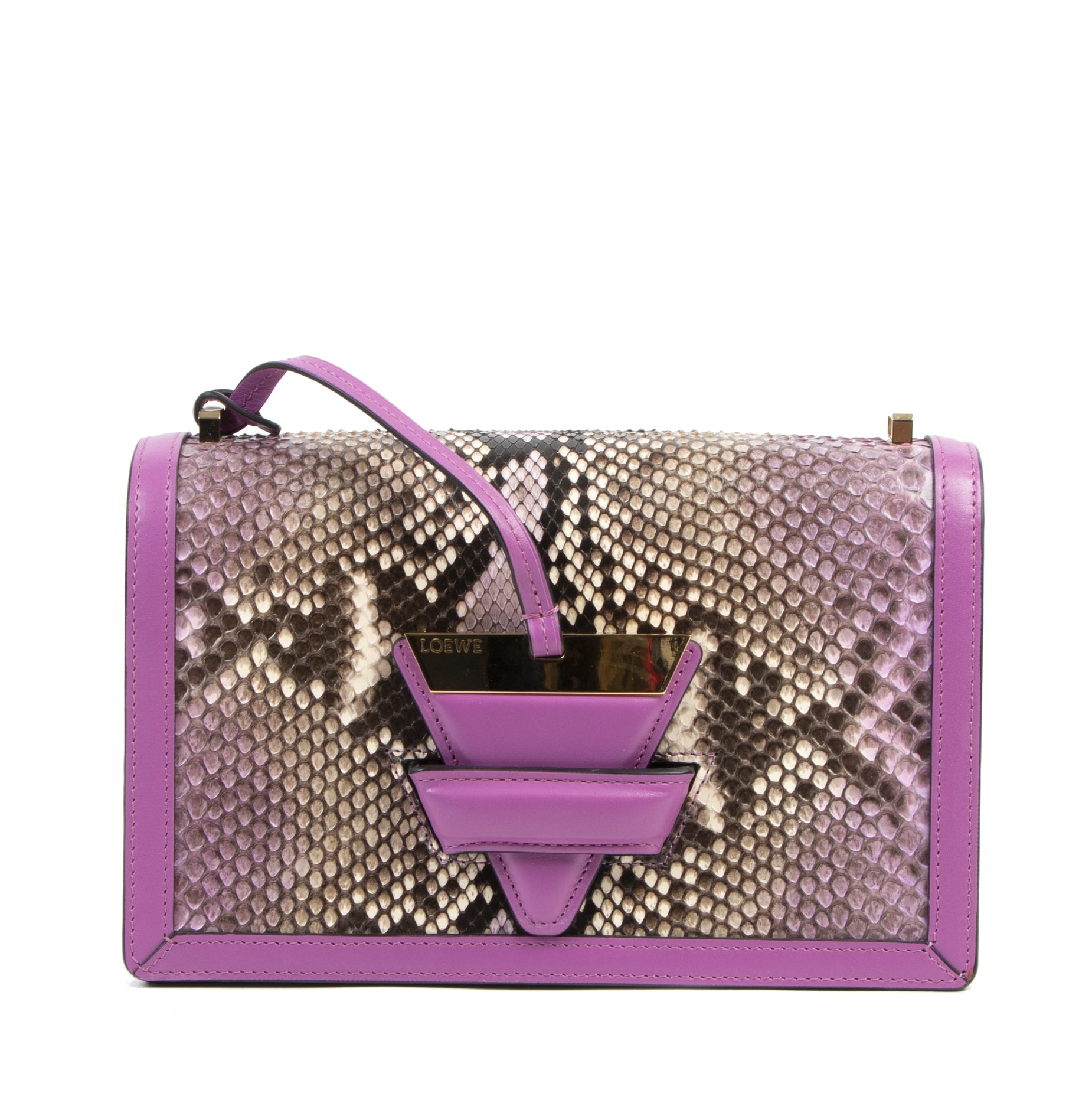 Loewe Python Fuchsia Barcelona Bag for the best price at Labellov