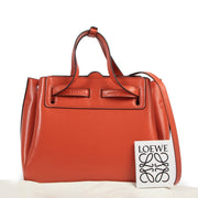 Shop safe online this Loewe Lazo bag in red leather.