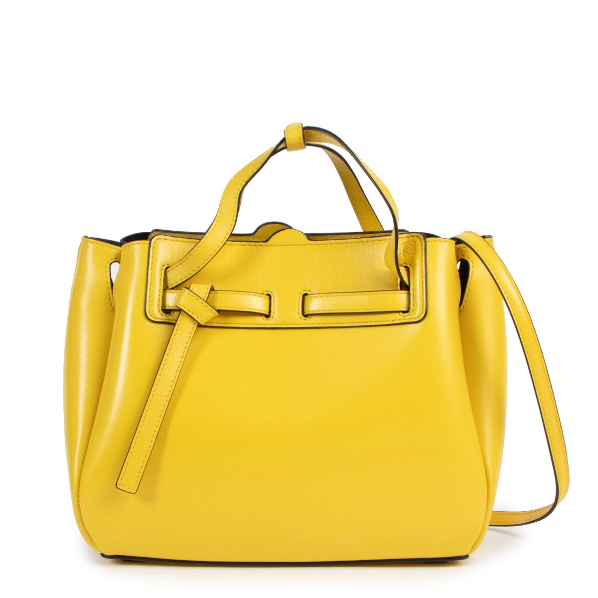 Achetez en ligne en toute sécurité ce Loewe jaune Lazo cross-body sac.