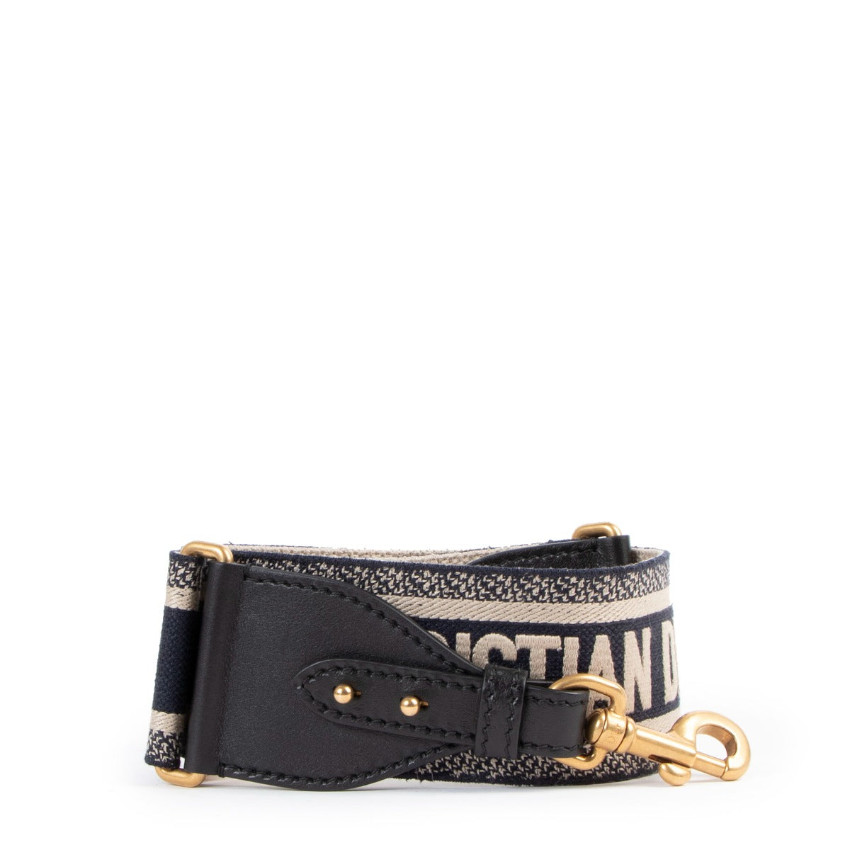 Christian Dior Logo Embroidered Shoulder Strap