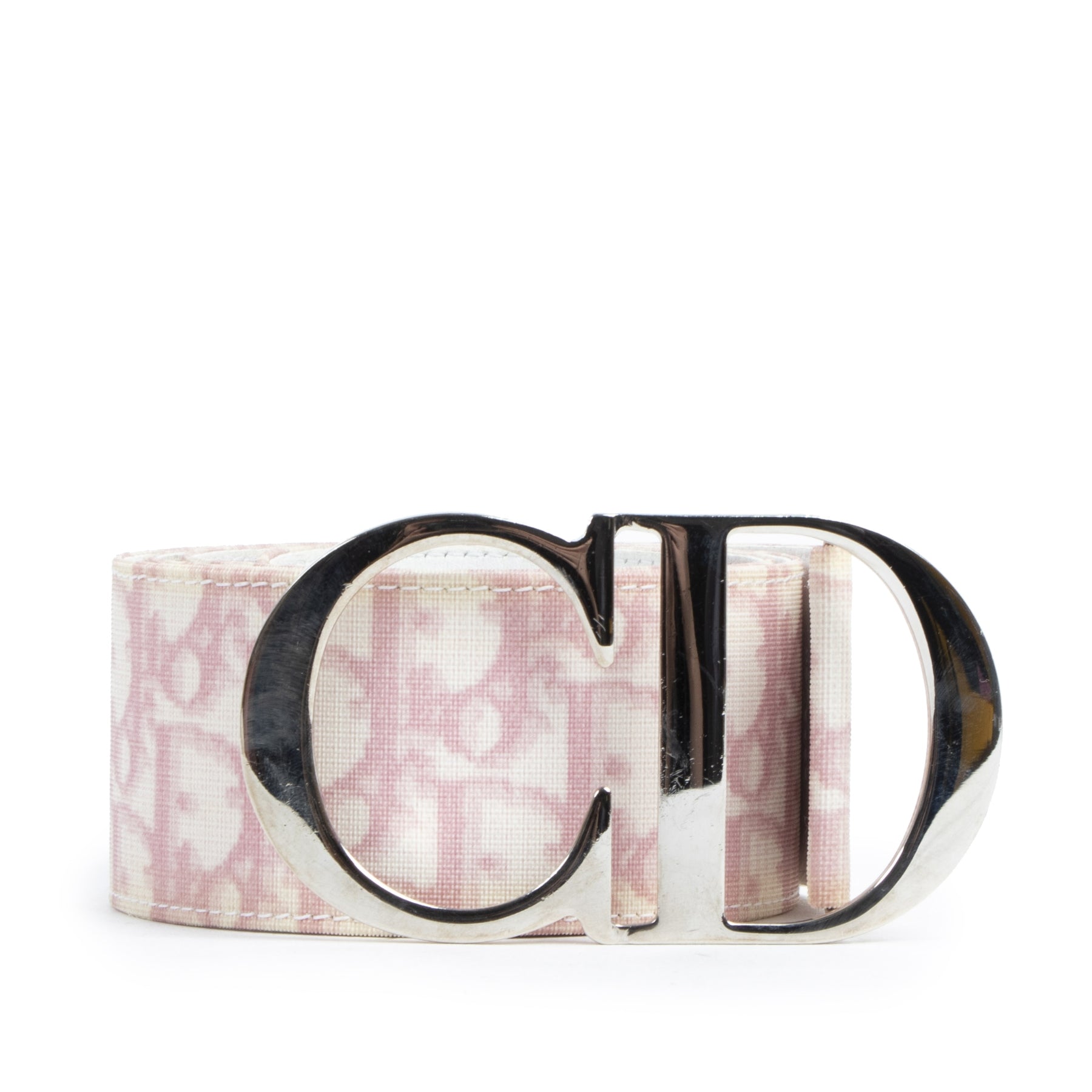 Authentique seconde-main vintage Dior Pink Monogram Belt - Size 95 cm achète en ligne webshop LabelLOV