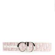 Authentic second-hand vintage Dior Pink Monogram Belt - Size 95 cm buy online webshop LabelLOV