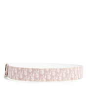 Authentieke tweedehands vintage Dior Pink Monogram Belt - Size 95 cm koop online webshop LabelLOV