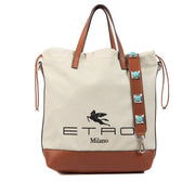 Etro Beige Canvas Tote Bag for the best price at Labellov secondhand luxury in Antwerp. Koop en verkoop uw authentieke designer handtassen en accessoires aan de beste prijs.