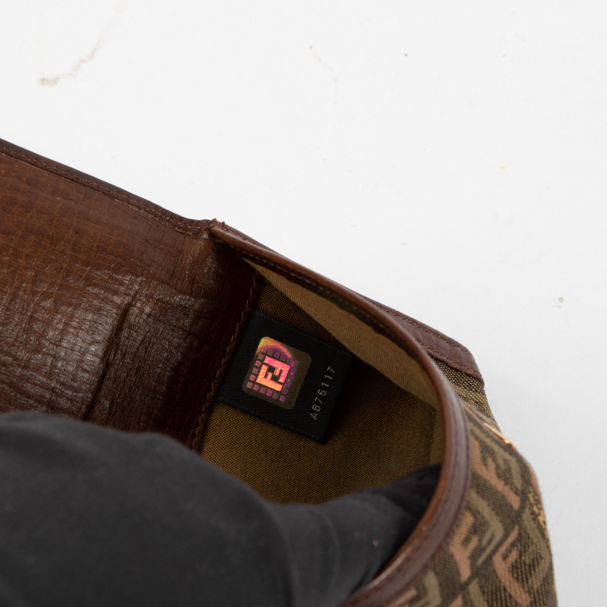 Fendi Brown Monogram Canvas Zucchino Wallet
