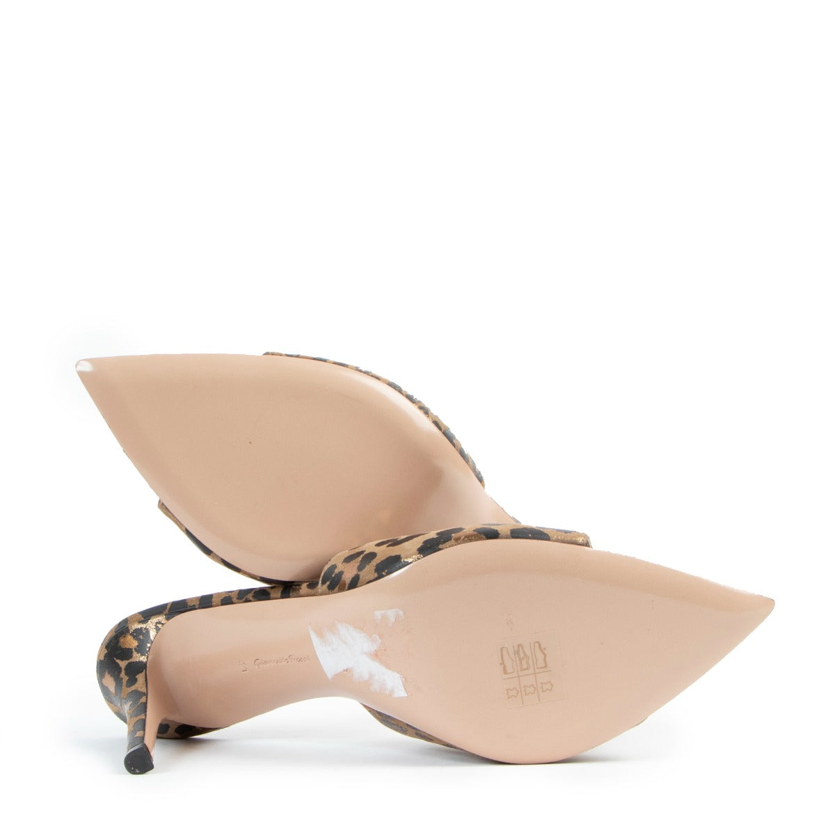 Gianvito Rossi Alise 85 Leopard Mules