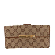 Gucci Monogram Canvas Wallet