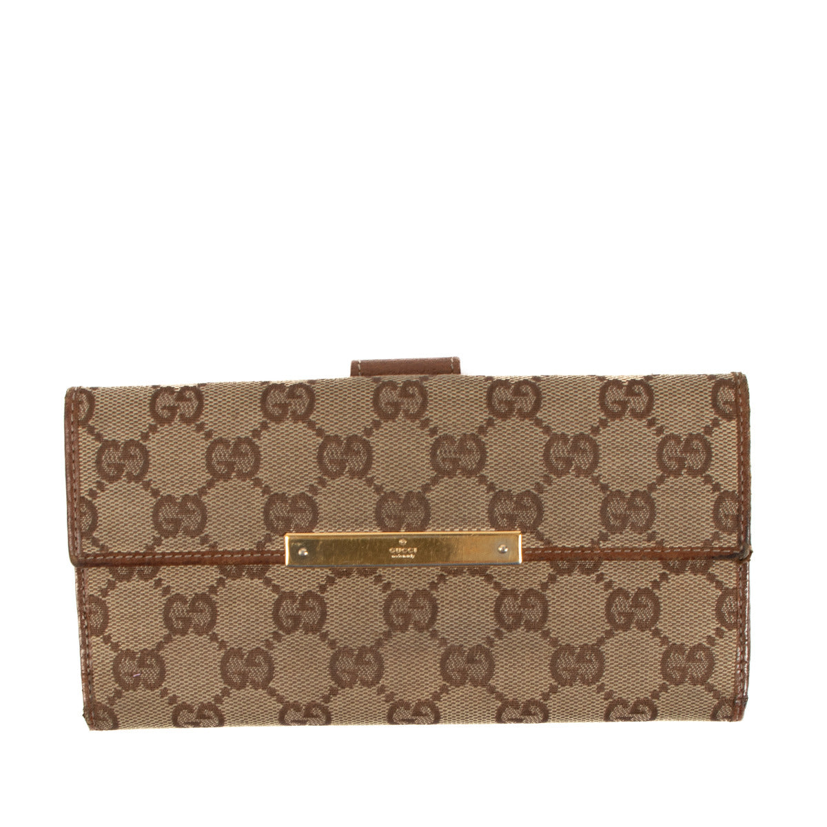 Gucci Monogram Canvas Wallet