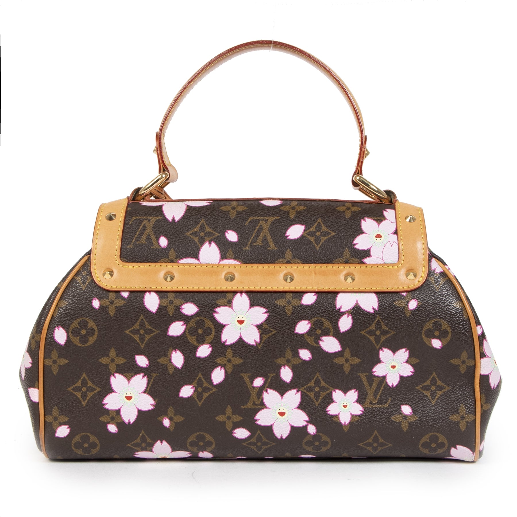 Louis Vuitton Cherry Blossom Takashi Murakami Top Handle Bag