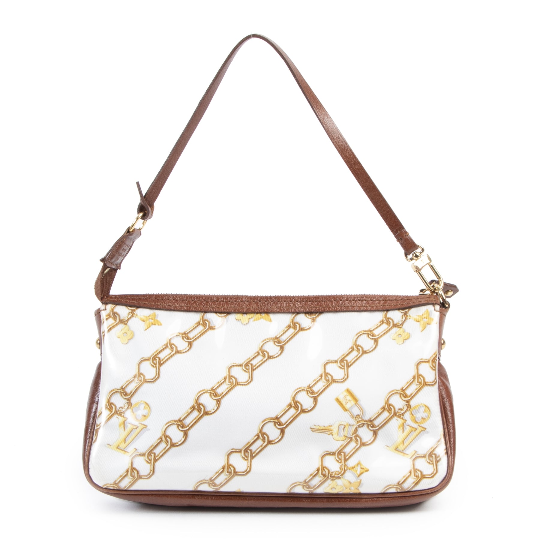 Louis Vuitton White Charms Pochette
