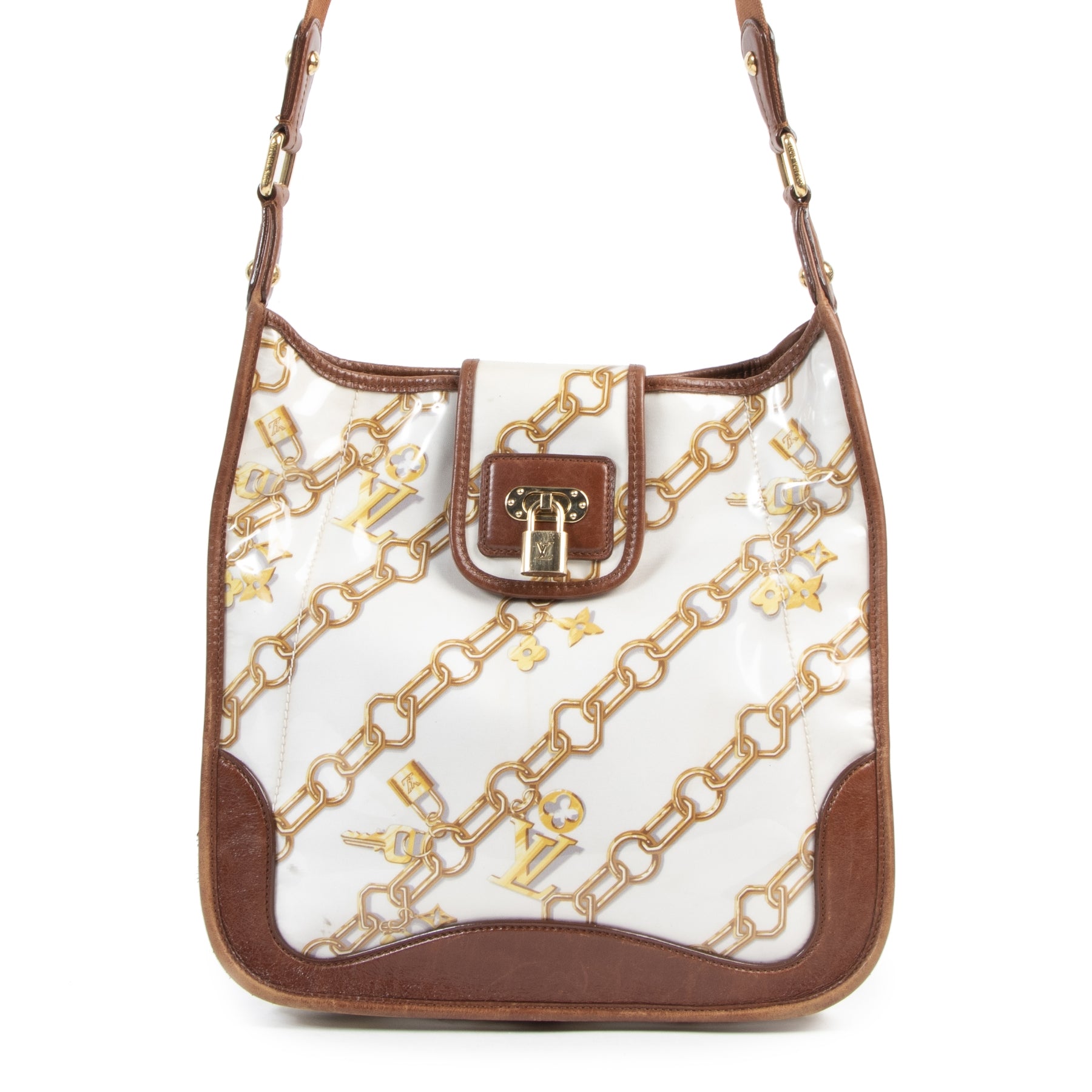 Louis Vuitton White Charms Musette Shoulder Bag