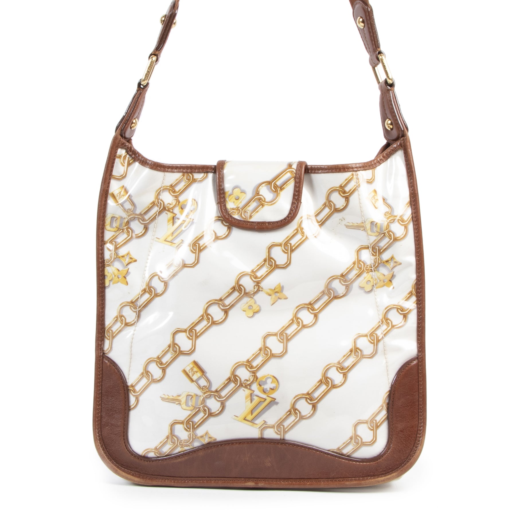Louis Vuitton White Charms Musette Shoulder Bag