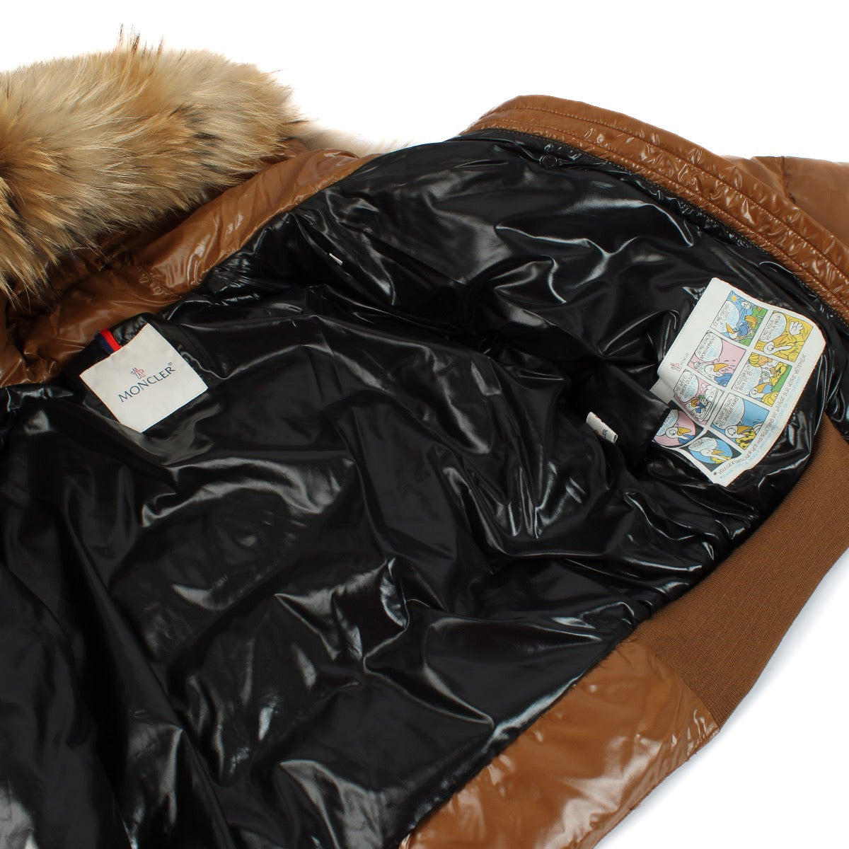 shop 100% authentic second hand Moncler Brown Down Jacket - Size 1 on Labellov.com