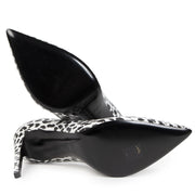 Authentieke tweedehands vintage Saint Laurent Black And White Leopard Print Pumps - Size 40 koop online webshop LabelLOV