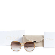 Chloé Beige Myrte Square Sunglasses kopen en verkopen aan de beste prijs