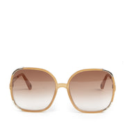 Chloé Beige Myrte Square Sunglasses