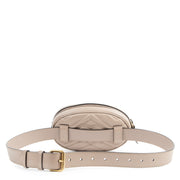 koop veilig online jou tweedehands Gucci Taupe Marmont Matelassé Belt Bag