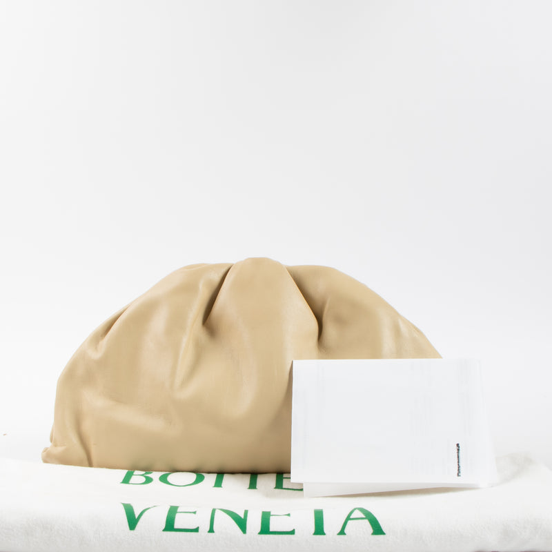 Bottega Veneta Almond Calfskin Pouch