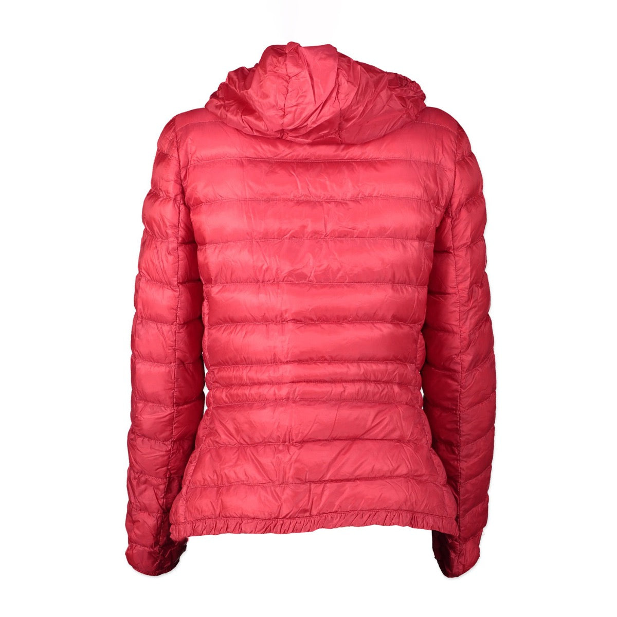 Shop safe online authentic second hand Moncler Red Jacket - Size 1in very good condition and at the right price at Labellov.com.