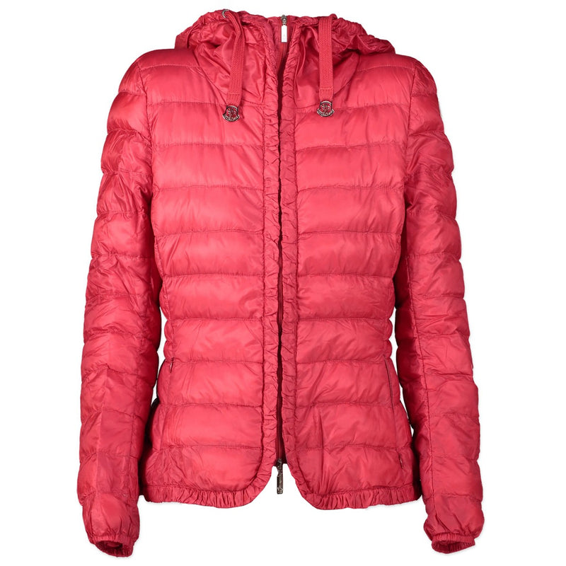 Shop safe online authentic second hand Moncler Red Jacket - Size 1in very good condition and at the right price at Labellov.com.