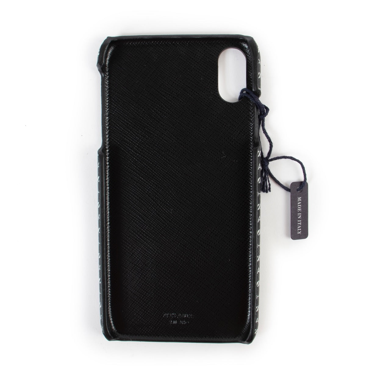 Buy an authentic second hand Prada black and white iPhone XS Max case at Labellov