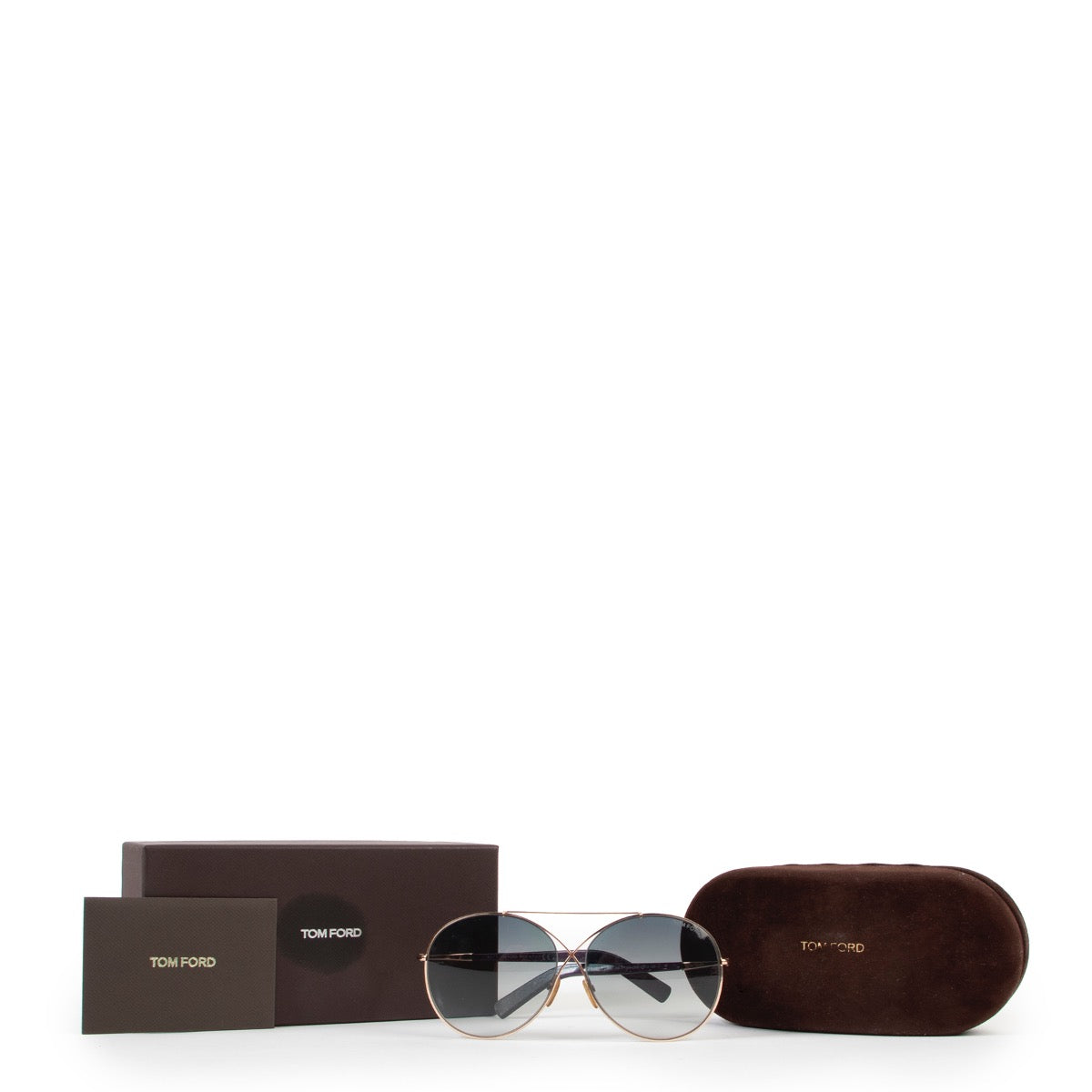 Buy authentic second hand Tom Ford Butterfly Shaped Glasses at Labellov