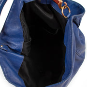 Shop safe online authentic Preloved Yves Saint Laurent bag in blue by Labellov in good condition and at the right price.