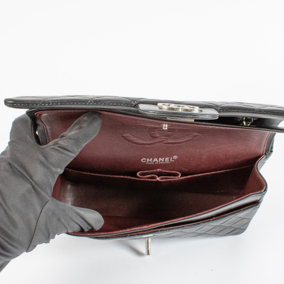 shop 100% authentic second hand Chanel Black Medium Classic Flap Bag on Labellov.com