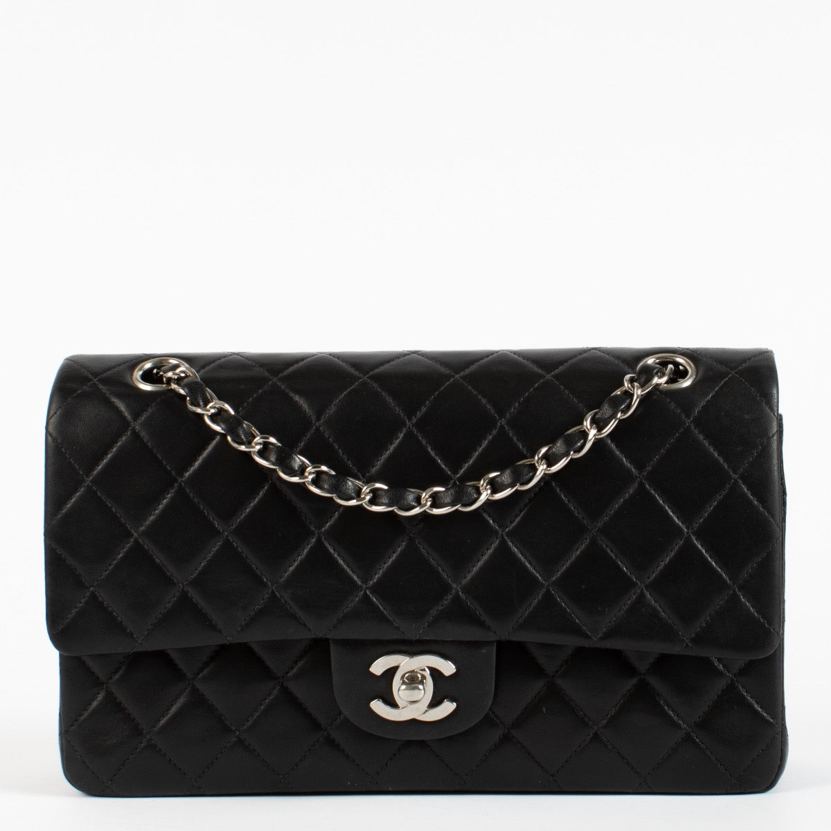 shop 100% authentic second hand Chanel Black Medium Classic Flap Bag on Labellov.com