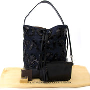 tweedehands Louis Vuitton Spotlight Monogram Graffiti Dark Blue GM Sequin By Stephen Sprouse te koop bij labellov