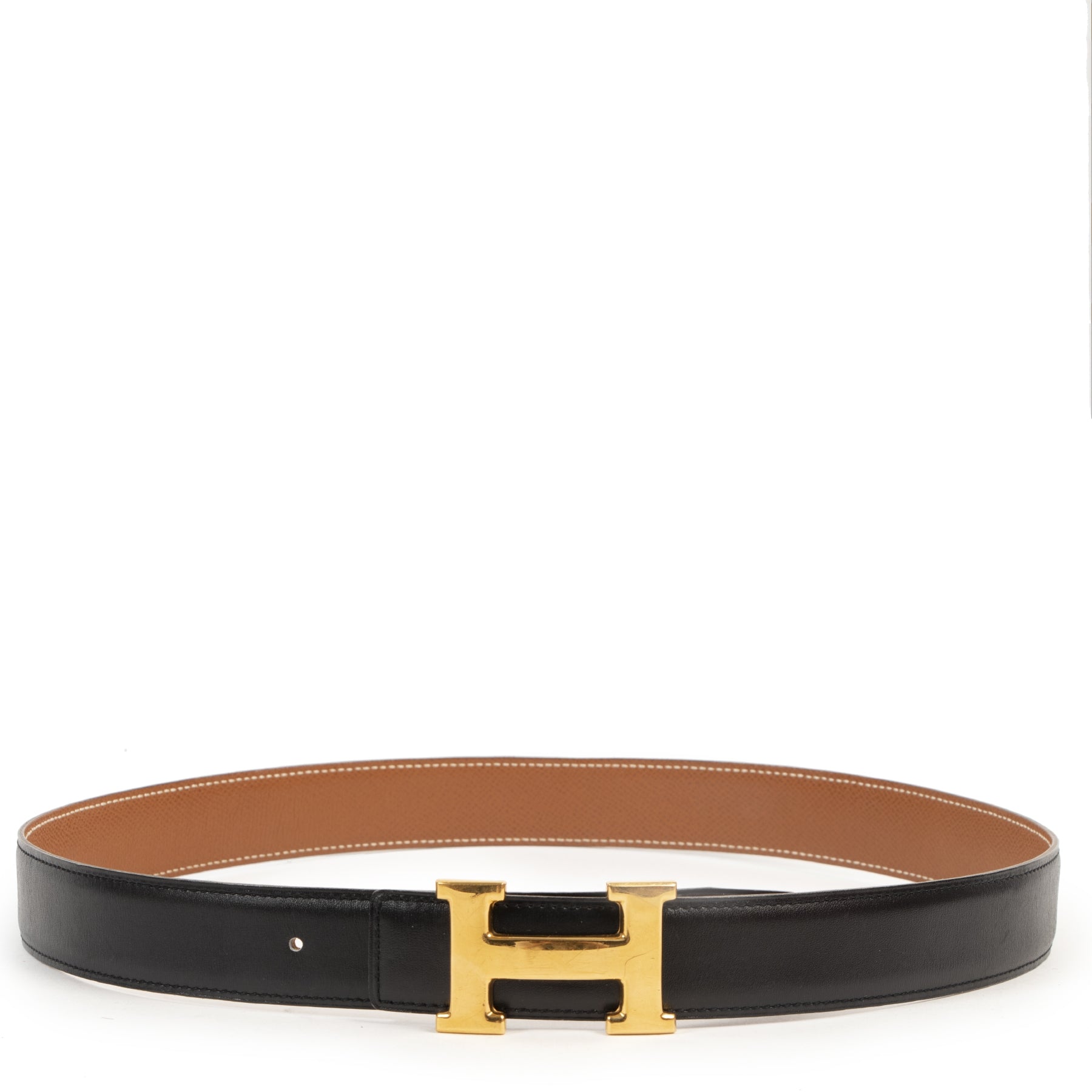 Hermès Reversible Constance 'H' Belt - size 85 for the best price at Labellov secondhand luxury