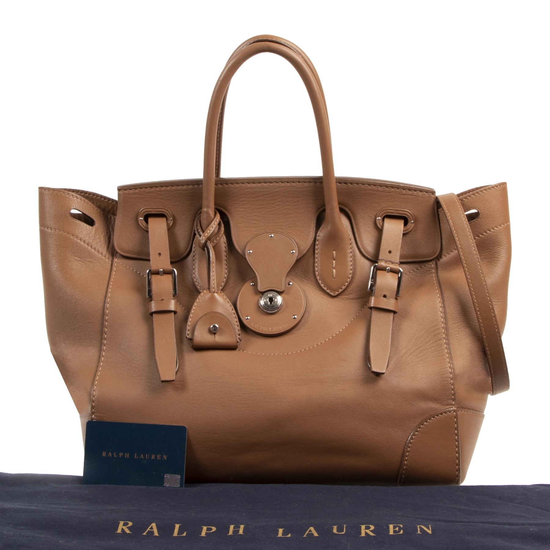 We buy and sell your authentic designer handbags and accessories Ralph Lauren Soft Ricky Bag