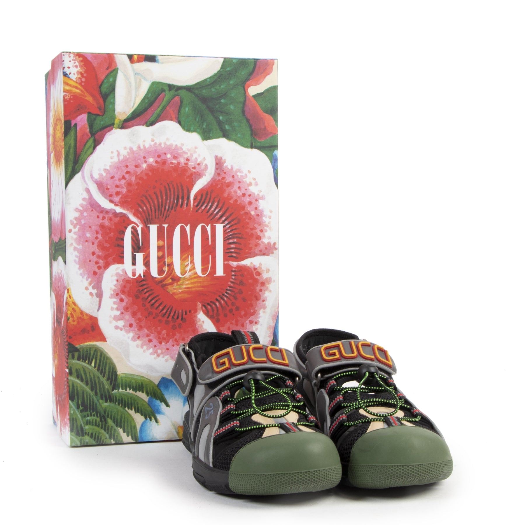 Authentic secondhand Gucci Multicolor Sandals - Size 41 designer shoes luxury vintage webshop safe secure online shopping