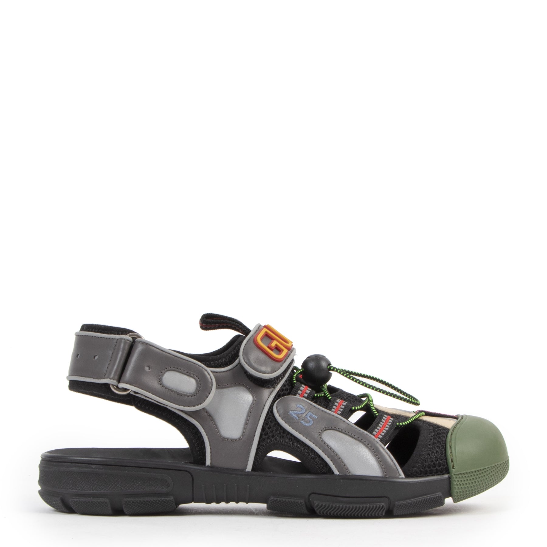 Authentieke Tweedehands Gucci Multicolor Sandals - Size 41 juiste prijs veilig online shoppen luxe merken