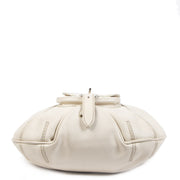 Authentieke tweedehands vintage Tods White Shoulder Bag koop online webshop LabelLOV