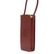 Original no fake Cartier Burgundy Leather Glasses Box Other by Labellov vintage shop for preloved designer goods