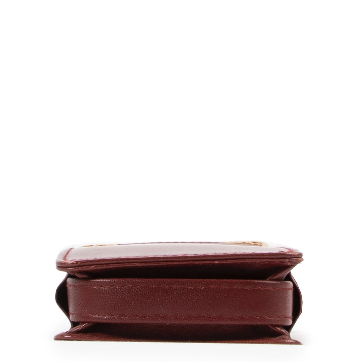 Original no fake Cartier Burgundy Leather Glasses Box Other by Labellov vintage shop for preloved designer goods