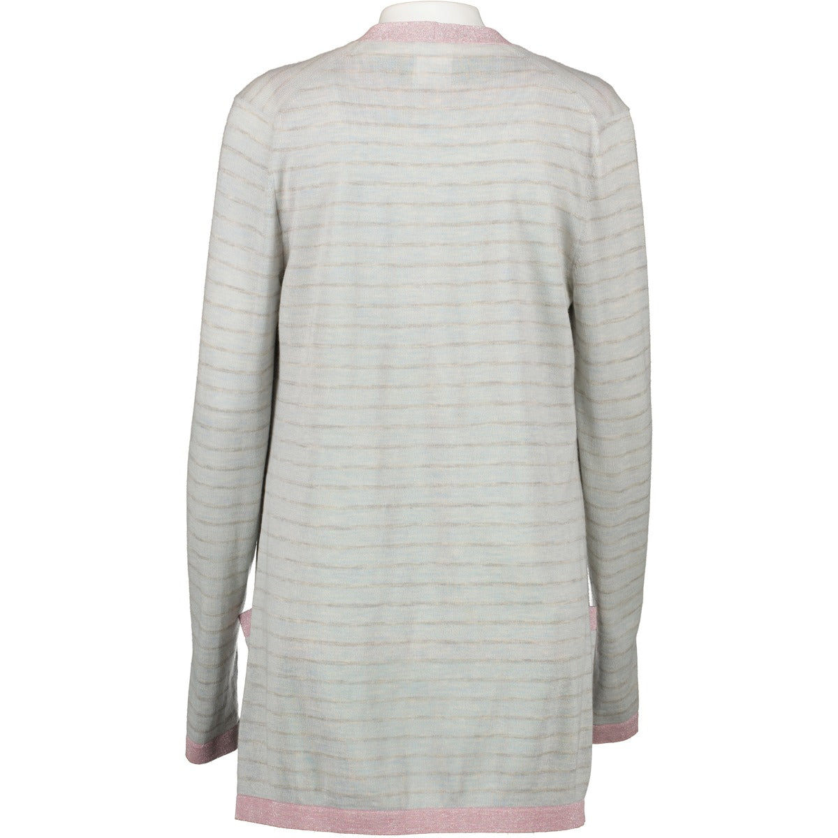 Chanel Cruise 2009 Grey Cashmere Knit Cardigan/Top Twinset - Size FR42