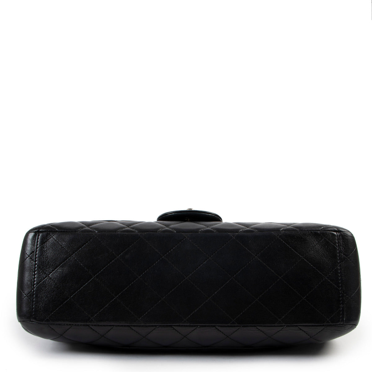 shop safe online Chanel Black Quilted Lambskin Classic Maxi Single Flap Bag