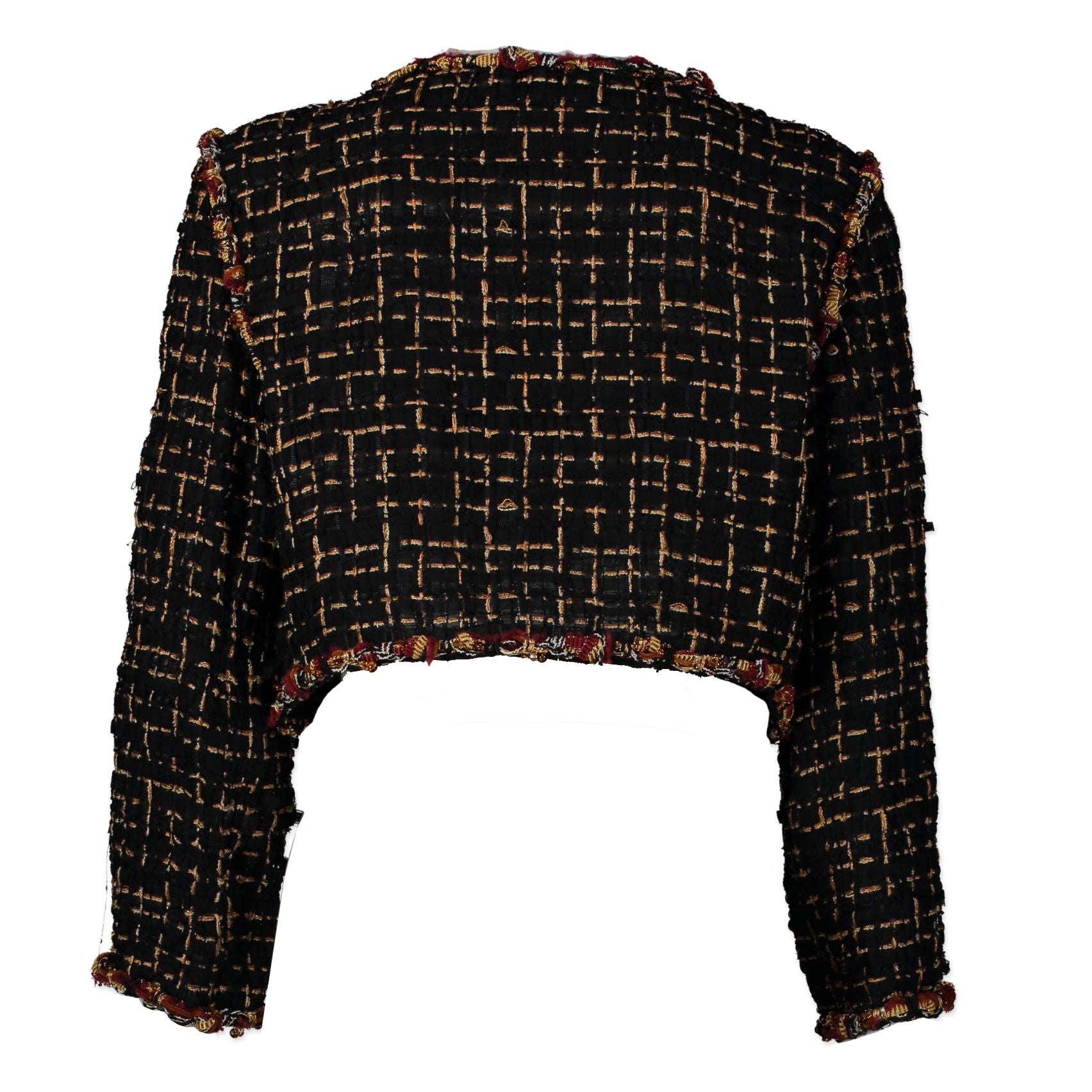 Chanel Black Tweed Jacket for the best price at Labellov secondhand luxury