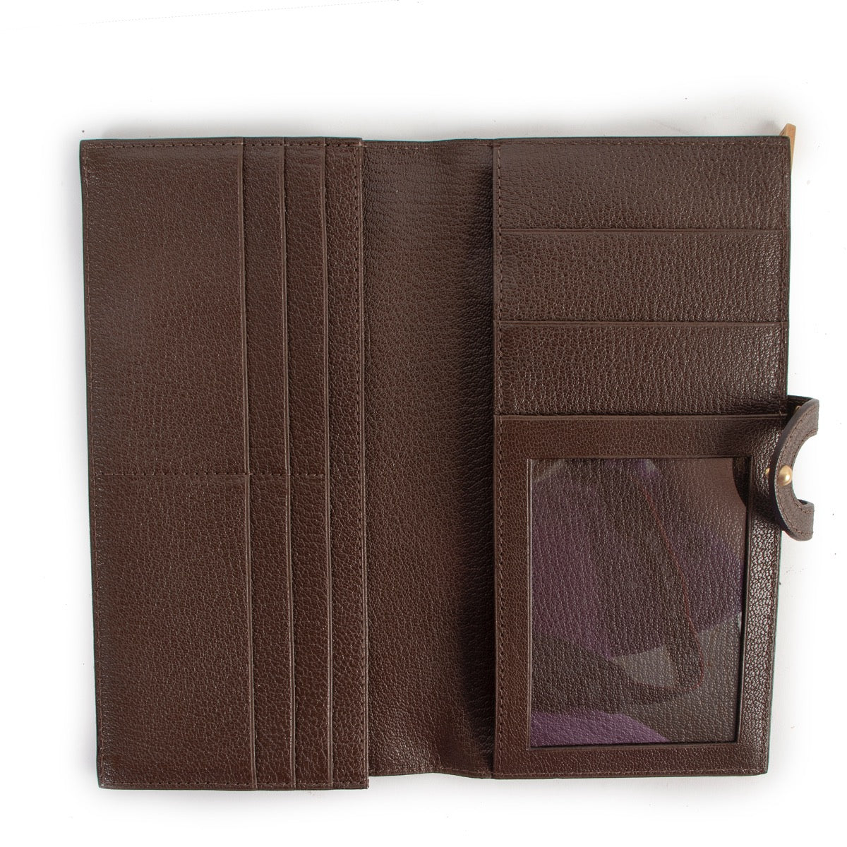 Shop safe online at Labellov in Antwerp this 100% authentic second hand Delvaux Brown Nubuck Wallet