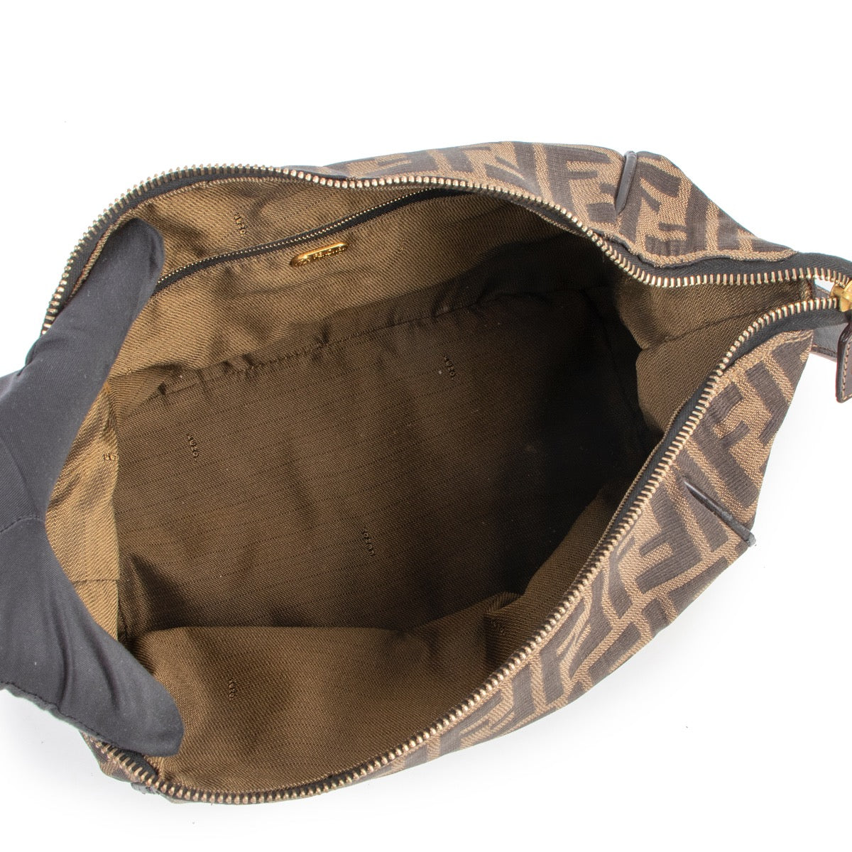 Shop safe online at Labellov in Antwerp this 100% authentic second hand Fendi Monogram Canvas Make-up Pouch