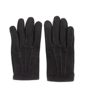 Authentieke Tweedehands Hermès Black Suede Gloves juiste prijs veilig online shoppen luxe merken webshop winkelen Antwerpen België mode fashion