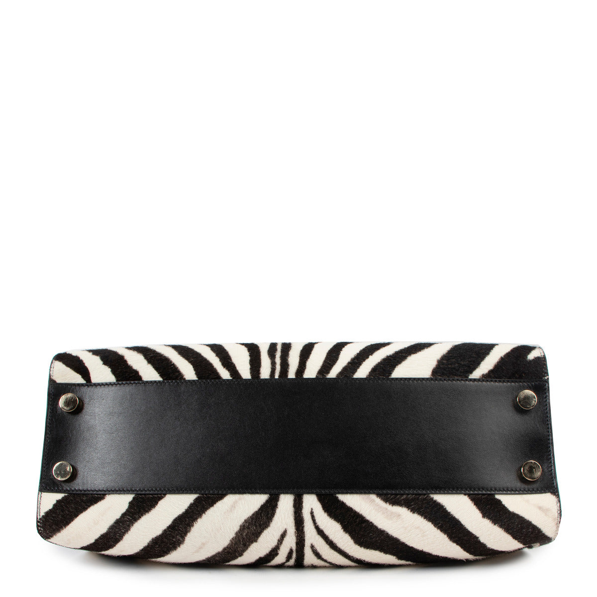 Sac cabas Jimmy Choo imprimé zèbre noir et blanc