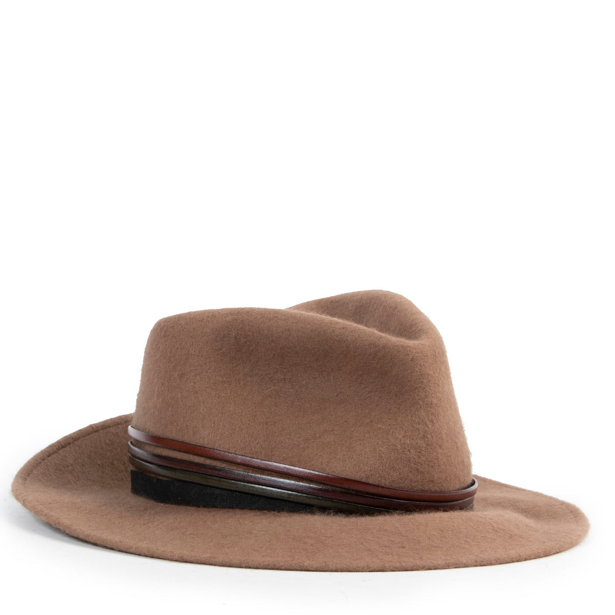 Borsalino Brown Wool Hat - size 57
