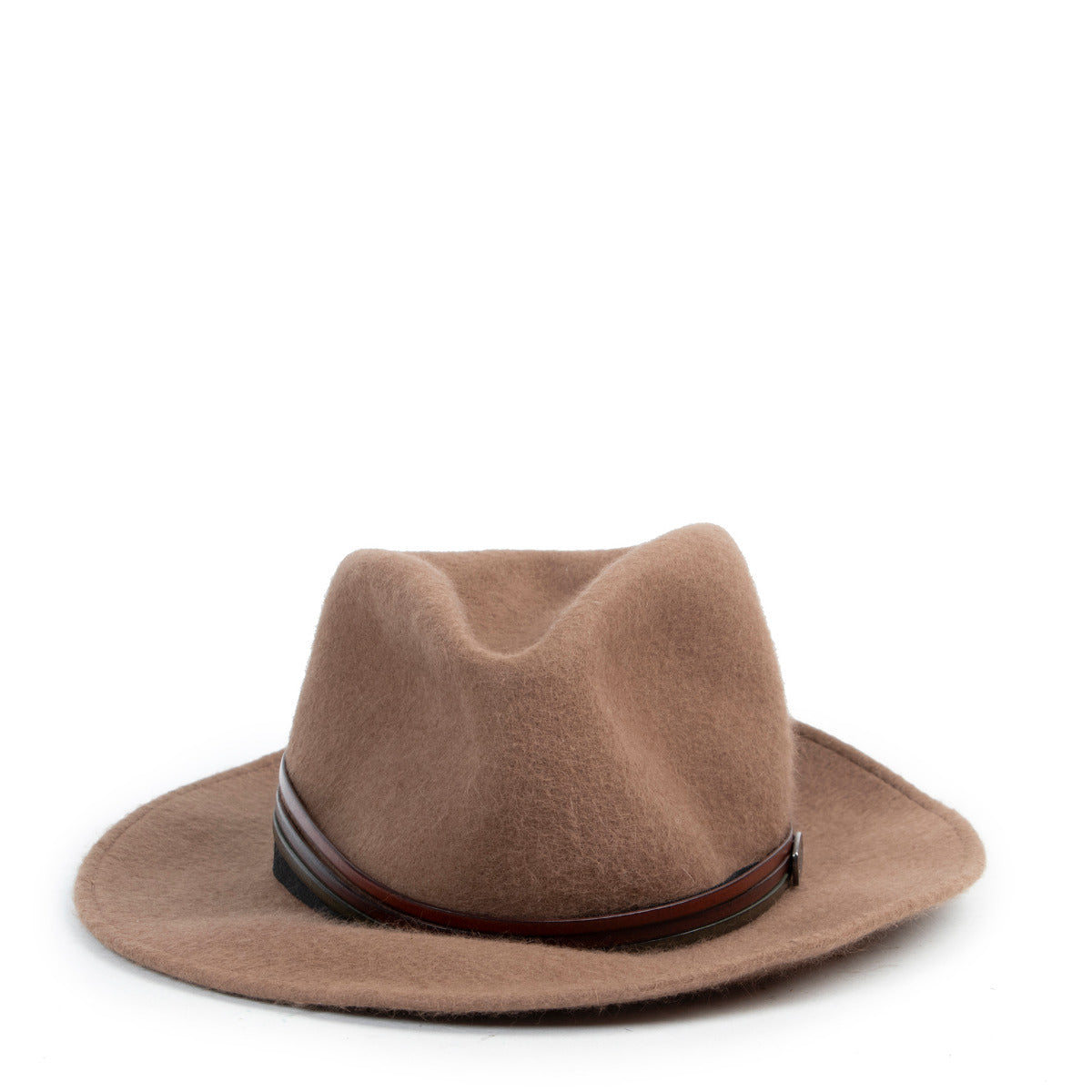 Borsalino Brown Wool Hat - size 57