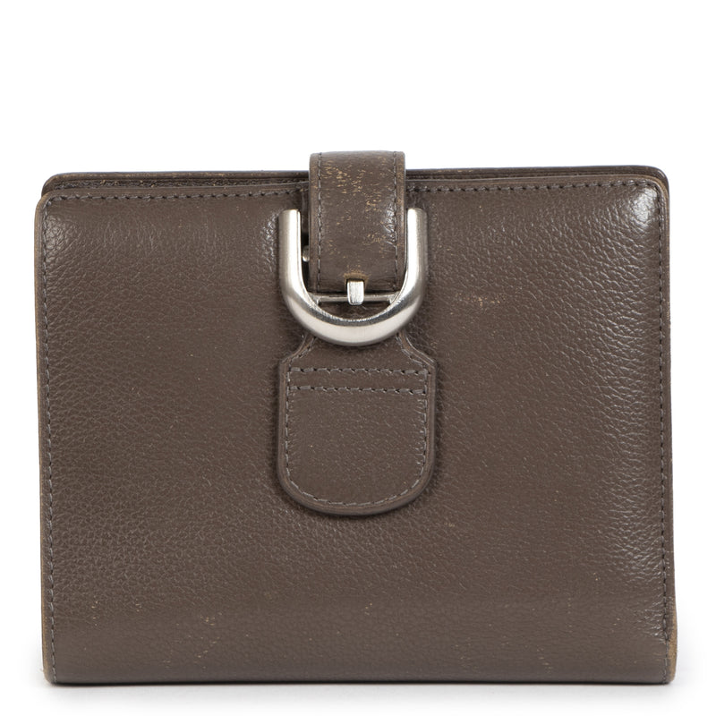 Authentieke Delvaux Brillant Brown Leather Wallet tweedehands aan de juiste prijs veilig online webshop LabelLOV luxe merken LabelLOV Antwerpen België