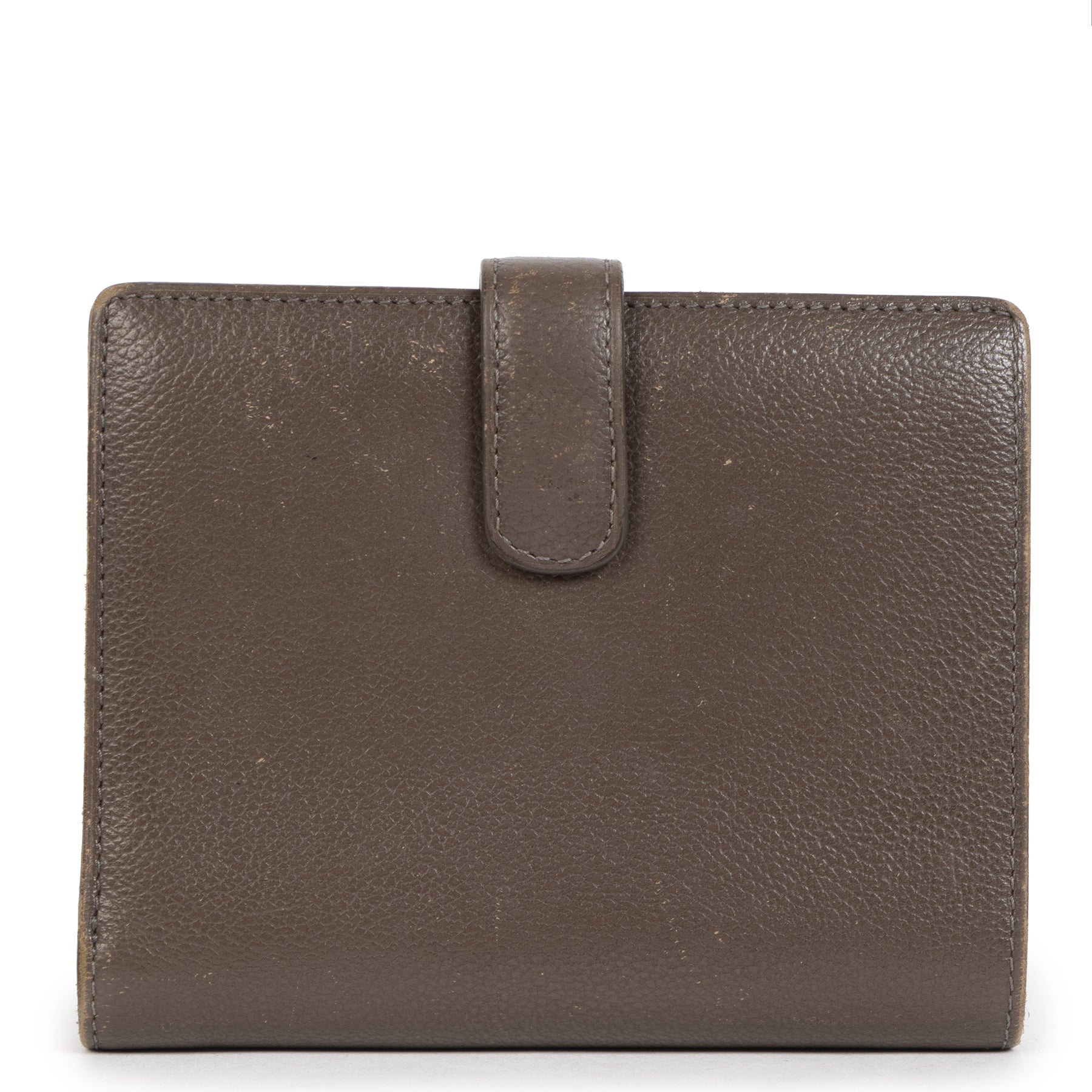 Authentic Delvaux Brillant Brown Leather Wallet secondhand safe and secure online webshop LabelLOV luxury brand LabelLOV Antwerp Belgium