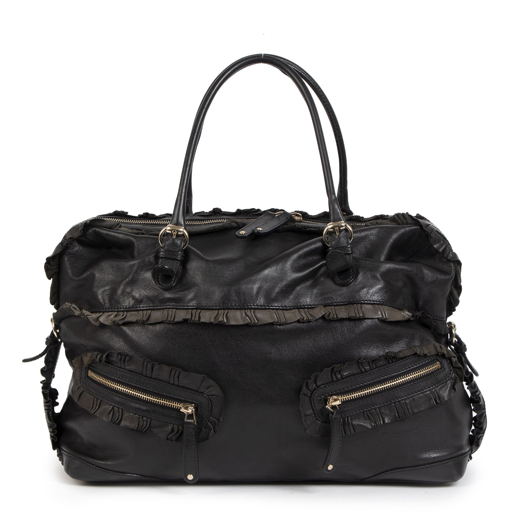 Koop authentieke tweedehands Gucci Black Shoulder Bag aan de juiste prijs veilig online LabelLOV webshop luxe merken winkelen LabelLOV Antwerpen België